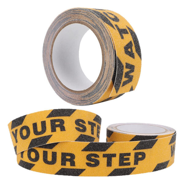 Anti Slip Safety Tape Yellow 5CMX5M Watch Your Step - Image 2