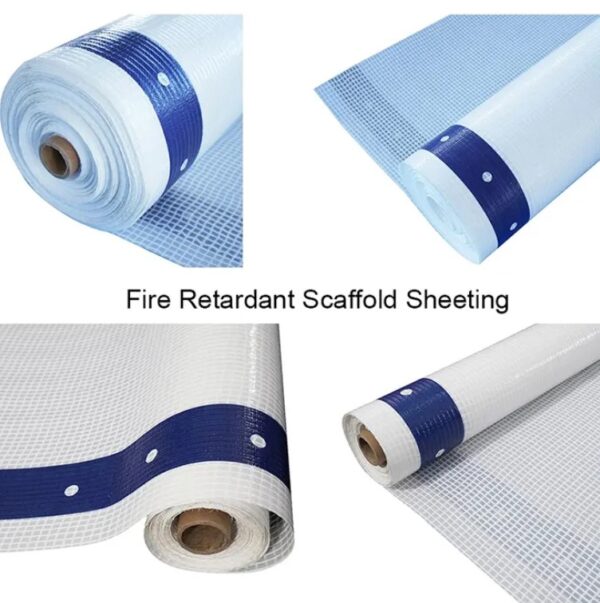 Fire Retardant Scaffold Safety Sheeting 3mx45m roll - Image 4