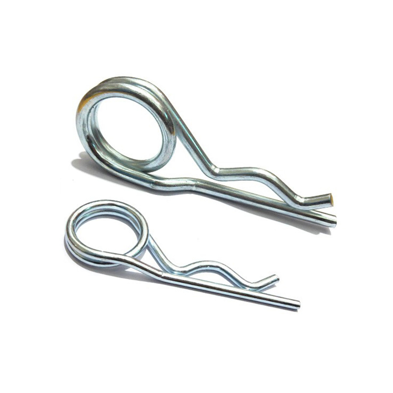 R clip spring pins double loop